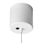 Lighting accessories, Ceiling cup with wire, white, White