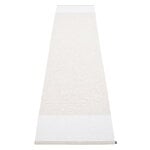 Kunststoffteppich, Edit Teppich, 70 x 300 cm, Fossilgrau, Weiß