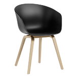 About A Chair AAC22, soft black - matt lacquered oak About A Chair AAC22, soft black - matt lacquered oak