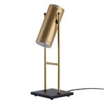 Warm Nordic Trombone table lamp, brass