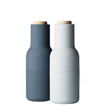 Bottle grinder, 2-pack, blues - beech Bottle grinder, 2-pack, blues - beech