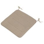 Cushions & throws, Linear Steel chair seat pad, patch - beige, Beige