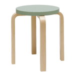 Aalto stool E60, green - birch Aalto stool E60, green - birch