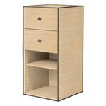 By Lassen Frame 70 with shelf, 2 drawers, oak