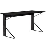 Desks, Kaari desk REB 005, black laminate - black oak, Black