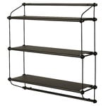 Warm Nordic Parade wall shelf, 3 shelves, green olive