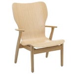 Armchairs & lounge chairs, Domus lounge chair, lacquered oak, Natural