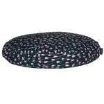 Apilainen cushion, round, dark blue-lilac-green Apilainen cushion, round, dark blue-lilac-green