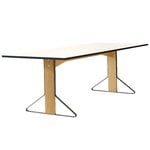 Artek Table Kaari REB 001, stratifié blanc/chêne