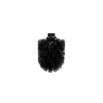 Toilet brushes, Nova2 replacement brush, plastic thread, black, Black