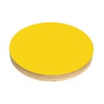 Muistitaulut, Muistitaulu pyöreä, 40 cm, keltainen, Keltainen