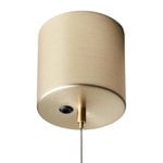 Lighting accessories, Ceiling cup with wire, brushed brass, Gold