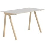 CPH90 desk, matt lacquered oak - off white lino CPH90 desk, matt lacquered oak - off white lino