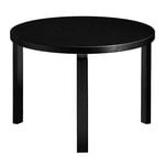 Aalto table 90D, all black Aalto table 90D, all black