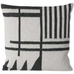 Ferm Living Kelim cushion, Black Lines