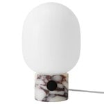 Illuminazione, Lampada da tavolo JWDA, marmo Calacatta Viola, Bianco