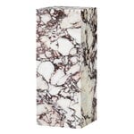 Side & end tables, Plinth Pedestal stand, Calacatta Viola marble, Natural