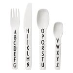 Design Letters Arne Jacobsen kids' cutlery set, white