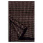 Asciugamano Laine, piccolo, nero - marrone Asciugamano Laine, piccolo, nero - marrone