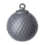 Rhombe porcelain bauble, dark grey Rhombe porcelain bauble, dark grey
