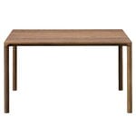 Fredericia Piloti coffee table, 75 x 75 cm, smoked oak