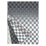 Decken, Shakki Überwurf, 130 x 180 cm, Beige - Schwarz - Weiß, Weiß