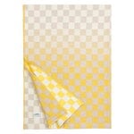 Blankets, Shakki throw, beige - yellow - white, White