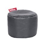 Poufs et repose-pieds, Pouf Point, gris foncé, Gris