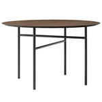 Dining tables, Snaregade table, round, 120 cm, dark stained oak, Brown