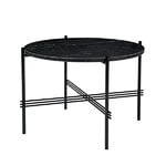 TS coffee table, 55 cm, black - black marble