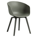 About A Chair AAC22, black oak - dusty green