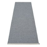 Kunststoffteppich, Teppich Mono, 85 x 260 cm, Granit, Grau