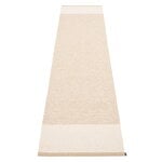 Plastic rugs, Edit rug, 70 x 300 cm, beige, White
