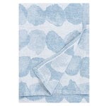 Bath towels, Sade giant towel, white - rainy blue, Multicolour