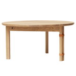 Strap coffee table, white oiled oak Strap coffee table, white oiled oak