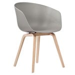 Dining chairs, About A Chair AAC22, lacquered oak - grey, Gray