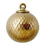 Rhombe porcelain bauble, gold Rhombe porcelain bauble, gold