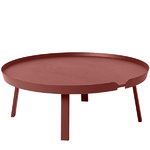 Around table XL, dark red Around table XL, dark red