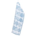Sade hand towel, white - rainy blue