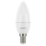Ampoules, Ampoule bougie LED 4,9 W E14 470 lm, à intensité variable, Transparent