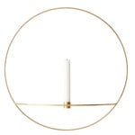 Menu POV Circle candleholder, L, brass