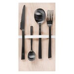 valerie_objects Maarten Baas cutlery set, 16 pcs, black brushed steel