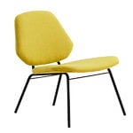 Woud Lean lounge chair, yellow