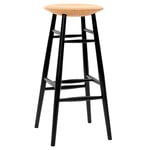 Bar stools & chairs, Drifted bar stool, 75 cm,  light cork - black, Black
