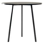 Ruokapöydät, Loop Stand pyöreä pöytä 90 cm, korkea, musta