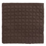 Tuike double bed cover, 260 x 260 cm, choco