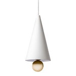Cherry pendant, small, white Cherry pendant, small, white