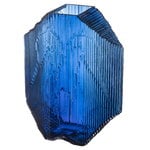 Art glass, Kartta glass sculpture 240 x 320 mm, ultramarine, Blue