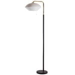 Floor lamps, Aalto floor lamp A811, polished brass, Gold