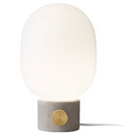 Lampada da tavolo JWDA, cemento chiaro Lampada da tavolo JWDA, cemento chiaro